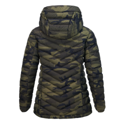 Peak Performance Women's Frost Down Hood Jacket -pyöräkauppa 44341 2 pattern