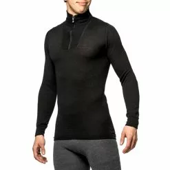 Woolpower Zip Turtleneck 200 -pyöräkauppa 49897 2 black