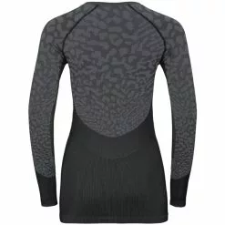 Odlo W's Bl Top Crew Neck L/S Blackcomb -pyöräkauppa 53446 2 blackodlosteelgreysilver
