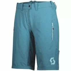 Scott Shorts W's Trail Flow Pro W/Pad -pyöräkauppa 60584 1 lunarblue