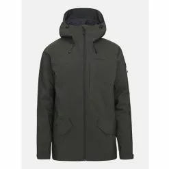 Peak Performance M Maroon Long Jacket -pyöräkauppa 63959 1 coniferousgreen