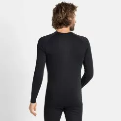 Odlo Performance Warm Eco Bl Top Crew Neck L/S Men -pyöräkauppa 65586 4 blacknewodlographitegrey