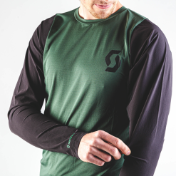 Scott Shirt M's Trail Progressive L/SL -pyöräkauppa 66716 3 smokedgreenblack