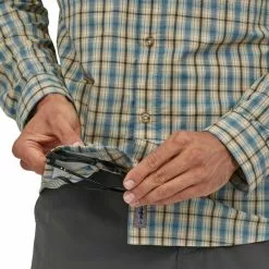 Patagonia M's L/S Sun Stretch Shirt -pyöräkauppa 67954 3 watershedsmolderblue