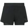 Odlo 2-In-1 Shorts Zeroweight 3 Inch Blackpack Women
