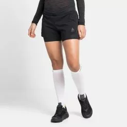 Odlo 2-In-1 Shorts Zeroweight 3 Inch Blackpack Women -pyöräkauppa 68265 3 blackblackpack