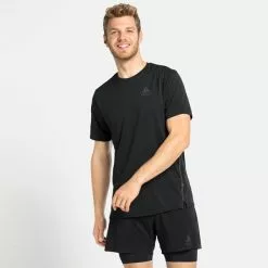 Odlo T-Shirt S/S Crew Neck Zeroweight Chill-Tec Men Black Pack -pyöräkauppa 68267 3 blackblackpack