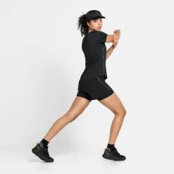 Odlo T-Shirt S/S Crew Neck Zeroweight Chill-Tec Women -pyöräkauppa 68271 4 blackblackpack