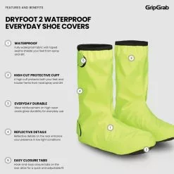 Gripgrab Dryfoot Waterproof Everyday Shoe Covers 2 -pyöräkauppa 69035 8 yellowhivis