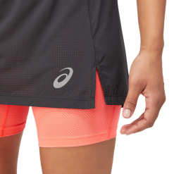 Asics Fujitrail Skort Women -pyöräkauppa 69776 3 graphitegreyblazingcoral