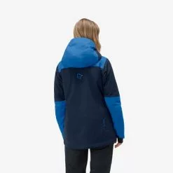 Norrøna Norröna Lofoten Gore-Tex Thermo100 Jacket W's -pyöräkauppa 70016 6 campanulaindigonight