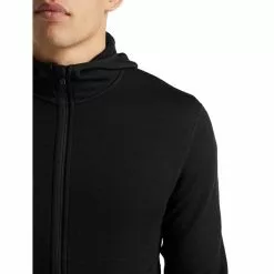 Icebreaker M Elemental LS Zip Hood 14 Icebreaker M Elemental LS Zip Hood -pyöräkauppa 70249 5 black