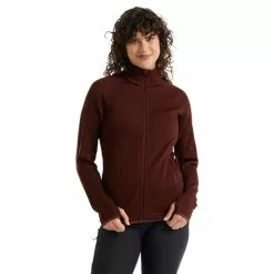 Icebreaker W Elemental LS Zip -pyöräkauppa 70255 2 espresso