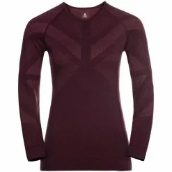 Odlo Kinship Warm Bl Top Crew Neck L/S Women -pyöräkauppa 71995 1 winetastingmelange