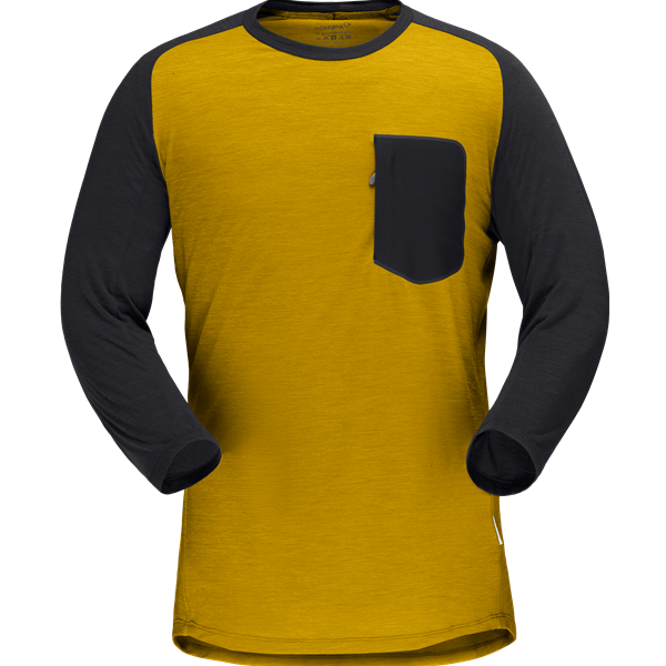 Norrøna Norröna Skibotn Wool 3/4 T-Shirt M's 2 Norrøna Norröna Skibotn Wool 3/4 T-Shirt M's - Image 2