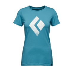 Black Diamond W SS Chalked Up Tee -pyöräkauppa 72616 1 ceruleanblue
