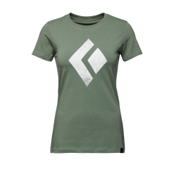 Black Diamond W SS Chalked Up Tee -pyöräkauppa 72616 1 laurelgreen