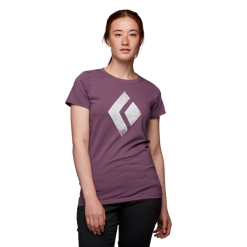 Black Diamond W SS Chalked Up Tee -pyöräkauppa 72616 2 mulberry