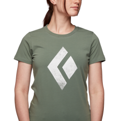 Black Diamond W SS Chalked Up Tee -pyöräkauppa 72616 4 laurelgreen
