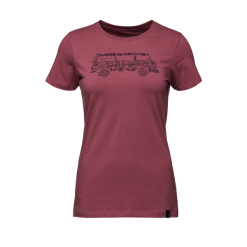 Black Diamond W SS Vantastic Tee -pyöräkauppa 72617 1 cherrywood