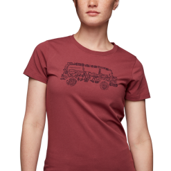 Black Diamond W SS Vantastic Tee -pyöräkauppa 72617 4 cherrywood