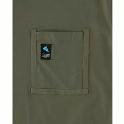 Klättermusen Runa Pocket SS Tee M's -pyöräkauppa 73133 3 dustygreen