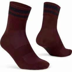 Gripgrab Original Stripes Crew Socks -pyöräkauppa 73375 1 darkred