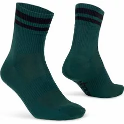 Gripgrab Original Stripes Crew Socks -pyöräkauppa 73375 1 green