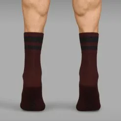 Gripgrab Original Stripes Crew Socks -pyöräkauppa 73375 3 darkred