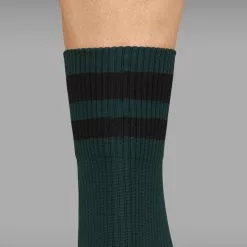 Gripgrab Original Stripes Crew Socks -pyöräkauppa 73375 4 green