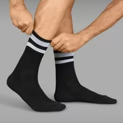 Gripgrab Original Stripes Crew Socks -pyöräkauppa 73375 5 black