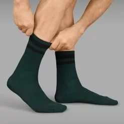 Gripgrab Original Stripes Crew Socks -pyöräkauppa 73375 5 green