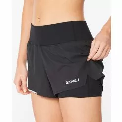2Xu Aero 2-In-1 3 Inch Shorts Women -pyöräkauppa 73886 6 blacksilverreflective