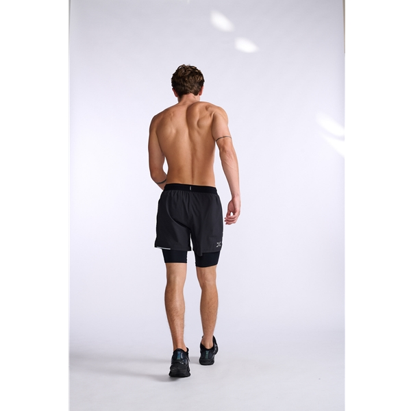 2Xu Aero 2-In-1 5 Inch Shorts Men 3 2Xu Aero 2-In-1 5 Inch Shorts Men - Image 3
