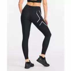 2Xu Aero Vent Mid-Rise Compression Tights Women -pyöräkauppa 73889 3 blacksilverreflective