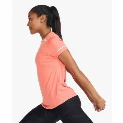 2Xu Aero Tee Women -pyöräkauppa 73897 2 hypercoralwhitereflective