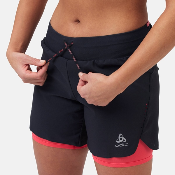 Odlo Axalp Trail 6 Inch 2-In-1 Shorts Women 5 Odlo Axalp Trail 6 Inch 2-In-1 Shorts Women - Image 5