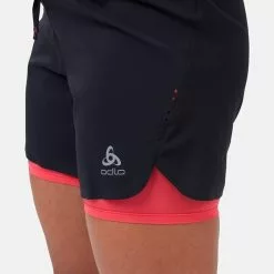 Odlo Axalp Trail 6 Inch 2-In-1 Shorts Women 14 Odlo Axalp Trail 6 Inch 2-In-1 Shorts Women -pyöräkauppa 74350 6 blackparadisepink