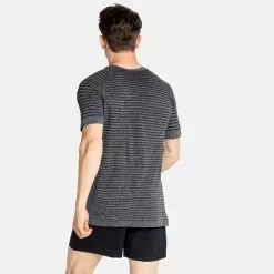 Odlo Essential Seamless S/S Crew Neck Men -pyöräkauppa 74353 4 greymelange