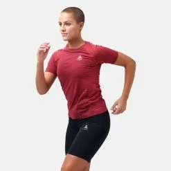 Odlo Essential Seamless S/S Crew Neck Women -pyöräkauppa 74354 3 paradisepinkmelange