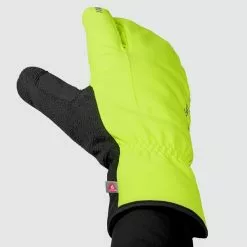 Gripgrab Nordic 2 Windproof Deep Winter Lobster Gloves -pyöräkauppa 74582 5 yellowhivis