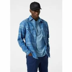 Helly Hansen Lokka Organic Flannel LS Shirt -pyöräkauppa 75055 5 bluefog