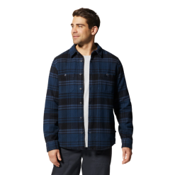 Mountain Hardwear Plusher™ Long Sleeve Shirt -pyöräkauppa 75245 5 hardwearnavybonfireplaid