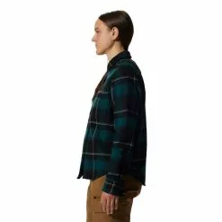 Mountain Hardwear Plusher™ Long Sleeve Shirt Women -pyöräkauppa 75246 2 darkmarshtartanplaid