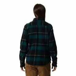 Mountain Hardwear Plusher™ Long Sleeve Shirt Women -pyöräkauppa 75246 3 darkmarshtartanplaid