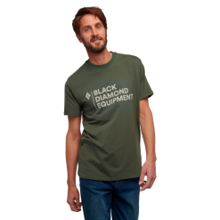 Black Diamond M Stacked Logo Tee -pyöräkauppa 75425 2 tundra