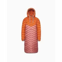 Varg U Sarek Long Down Hood Anorak -pyöräkauppa 75575 1 rustorangepawnpink