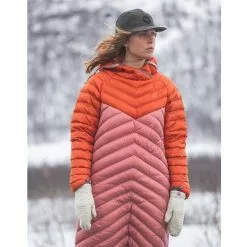 Varg U Sarek Long Down Hood Anorak -pyöräkauppa 75575 3 rustorangepawnpink