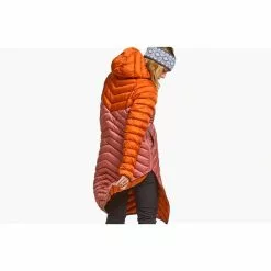 Varg U Sarek Long Down Hood Anorak -pyöräkauppa 75575 7 rustorangepawnpink