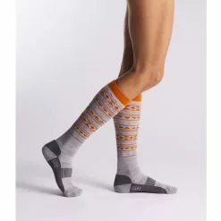 Varg W Varg Wool Sport Sock -pyöräkauppa 75586 3 greywithpinkandorange